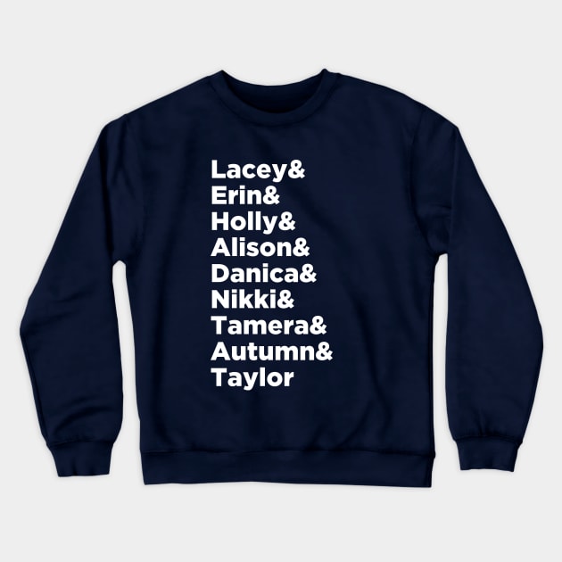 The Latest Ladies of Christmas (Movies) Crewneck Sweatshirt by We Love Pop Culture